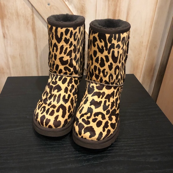 UGG Shoes - Ugg leopard fur classic boots